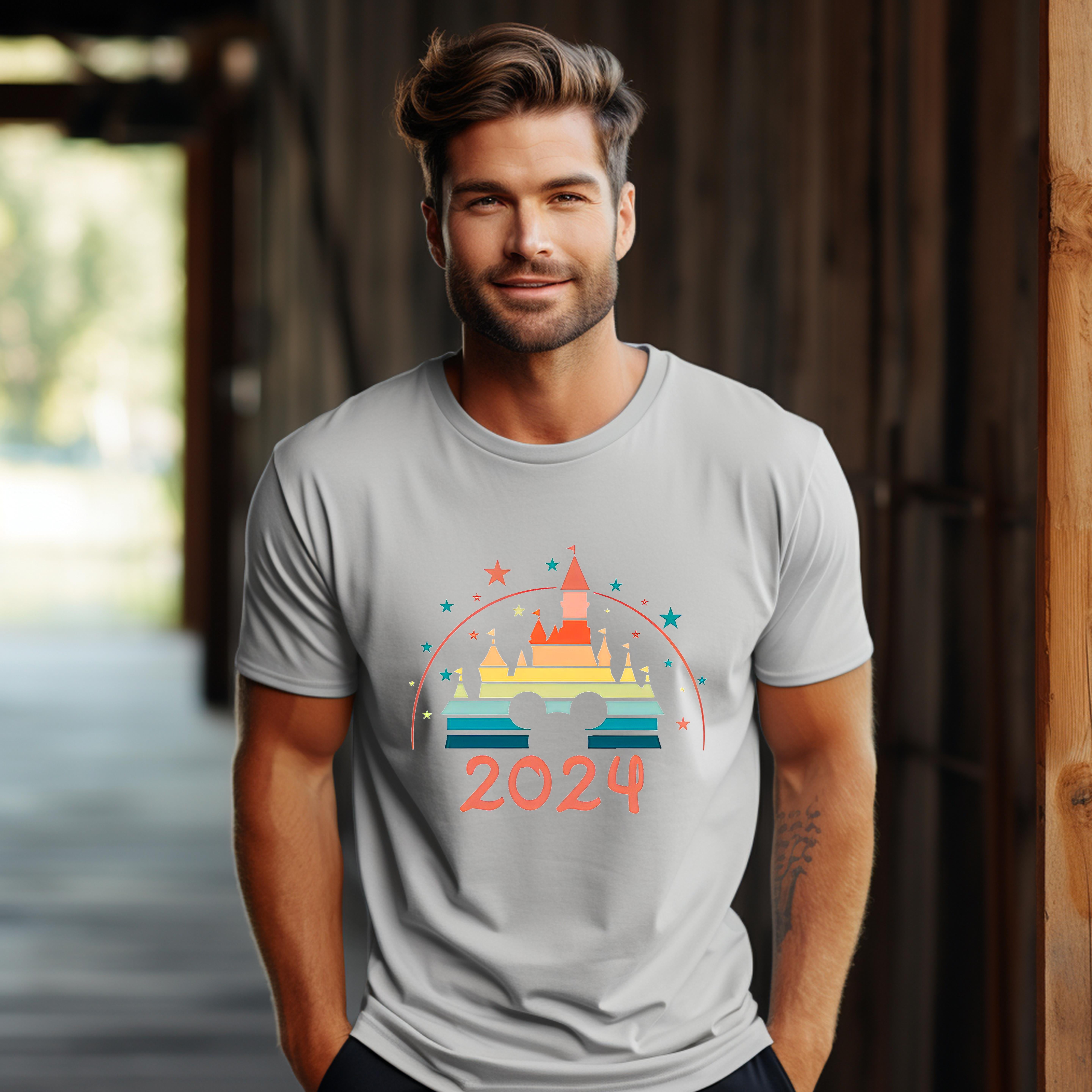Disney 2024 Family Vacation Shirt, Disney Castle 2024 TShirts Up To