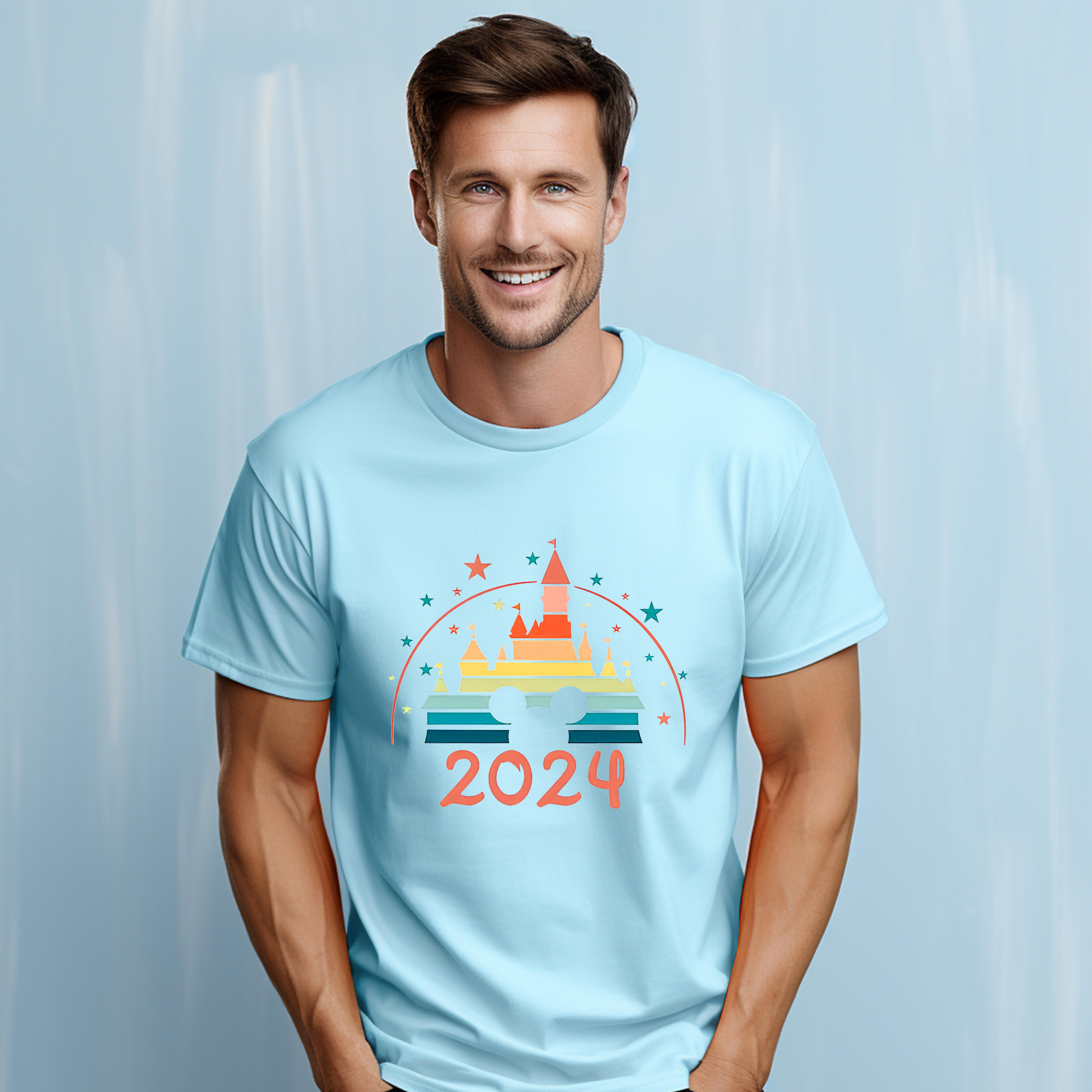 Disney 2024 Family Vacation Shirt, Disney Castle 2024 TShirts Up To