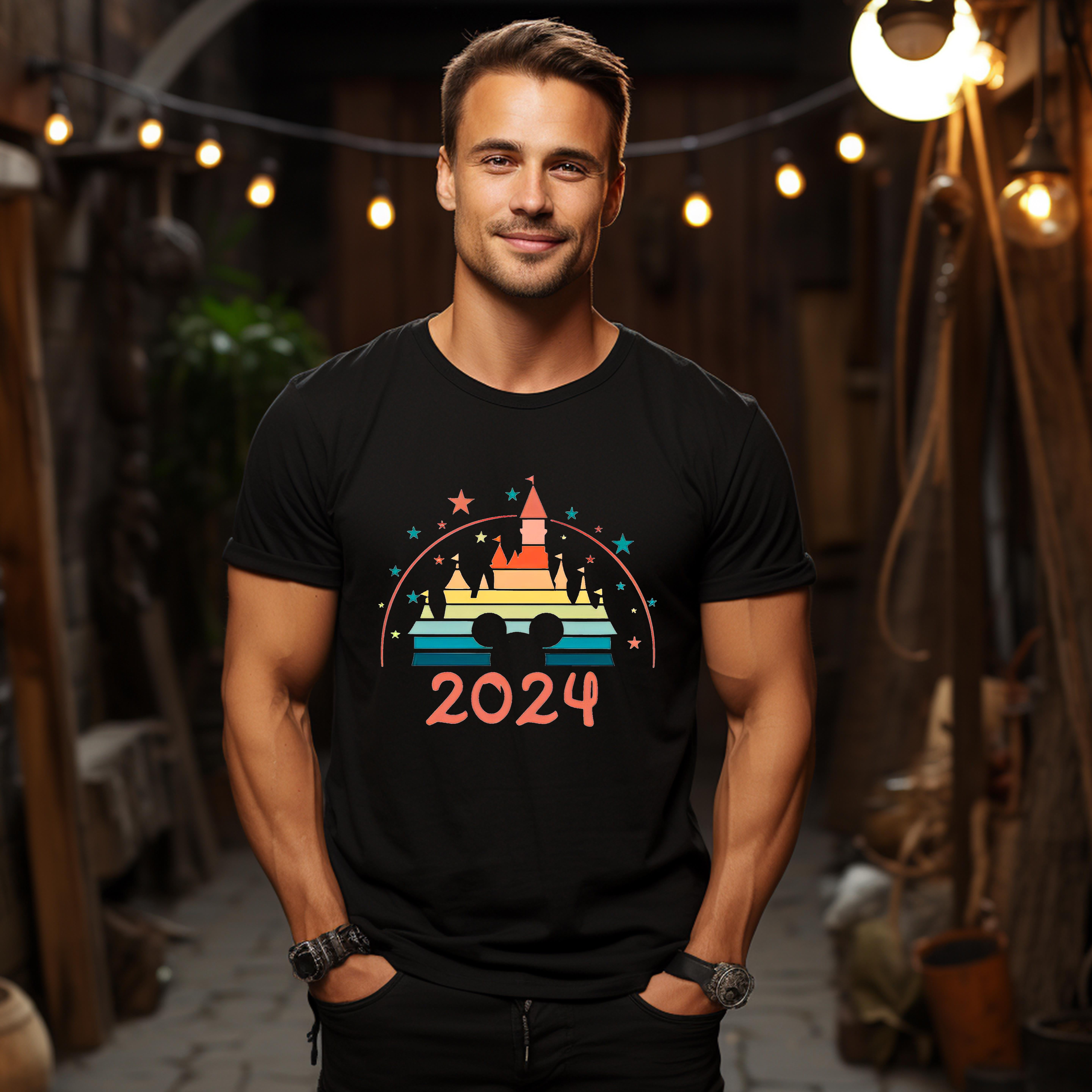 Disney 2024 Family Vacation Shirt, Disney Castle 2024 TShirts Up To