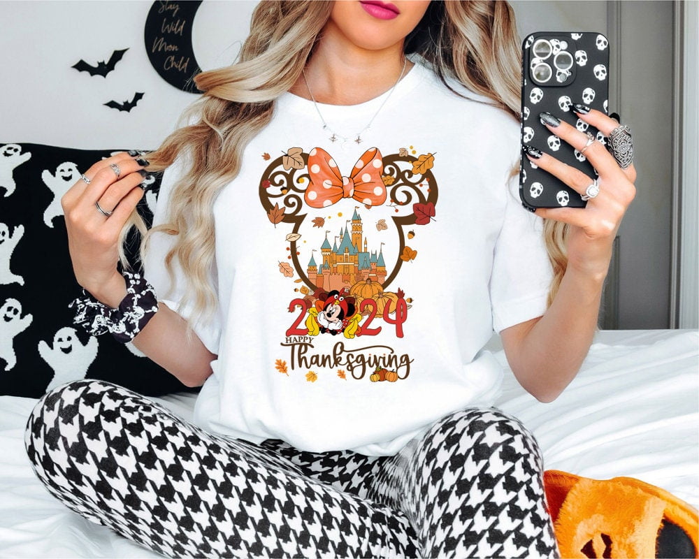 Disney 2024 Happy Thanksgiving Mickey And Co 2024 TShirt, Disneyland
