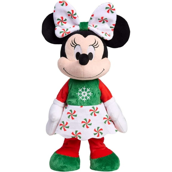 Disney 2025 Holiday Minnie Mouse Feature Animated Plush
