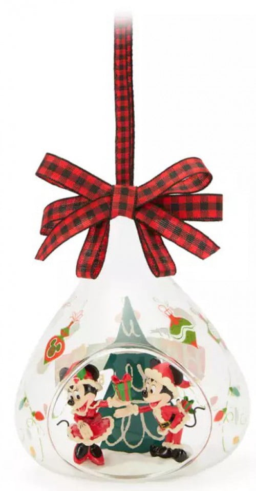 Disney 2025 Holiday Santa Mickey and Minnie Mouse ''Happy Holidays