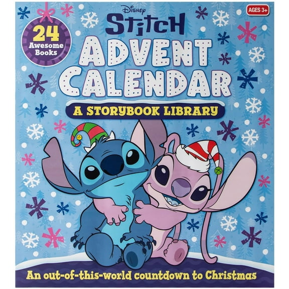 Disney 2025 Holiday Stitch Storybook Library Advent Calendar