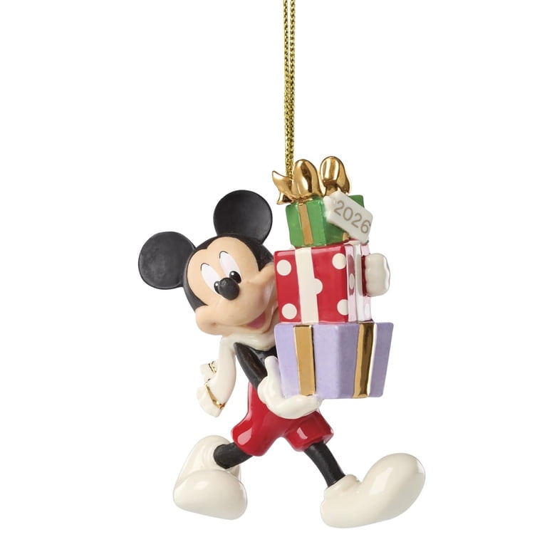 Disney 2026 Mickey Mouse Mickeys Gifts Ornament by Lenox - Walmart.com