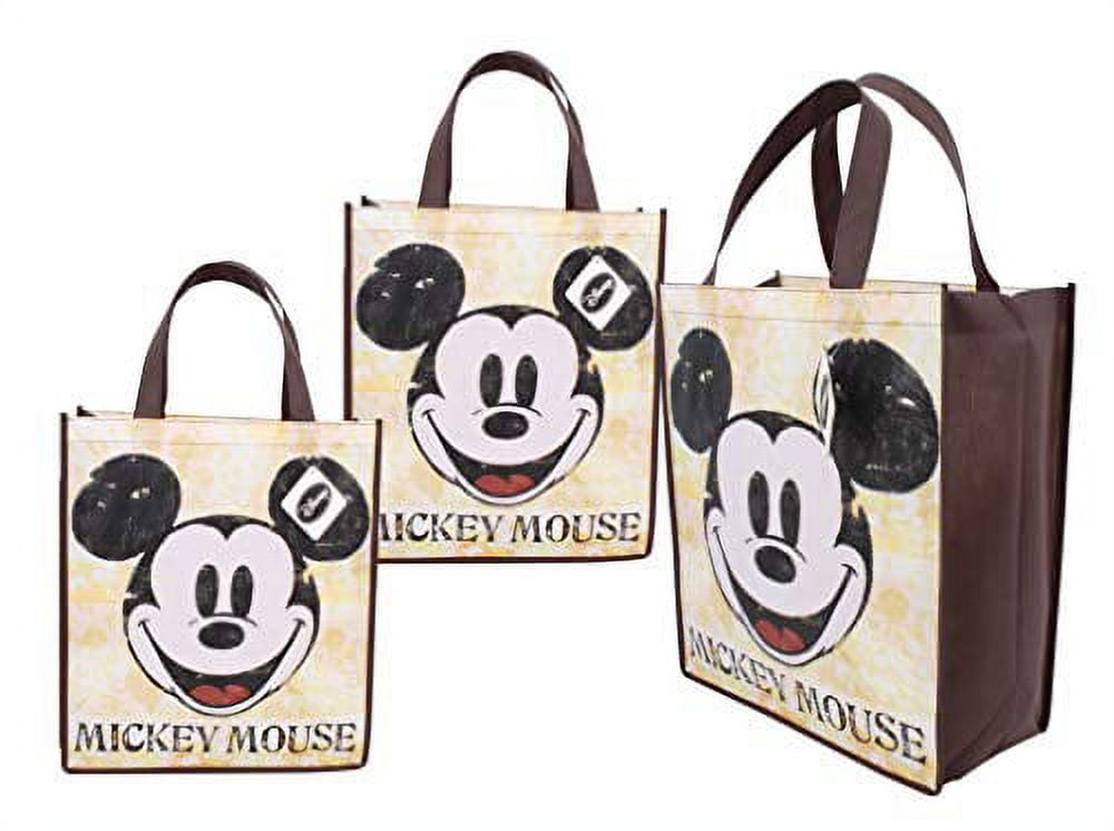 Disney [3-Pack] Mickey Mouse Vintage Style Large 15-inch Reusable