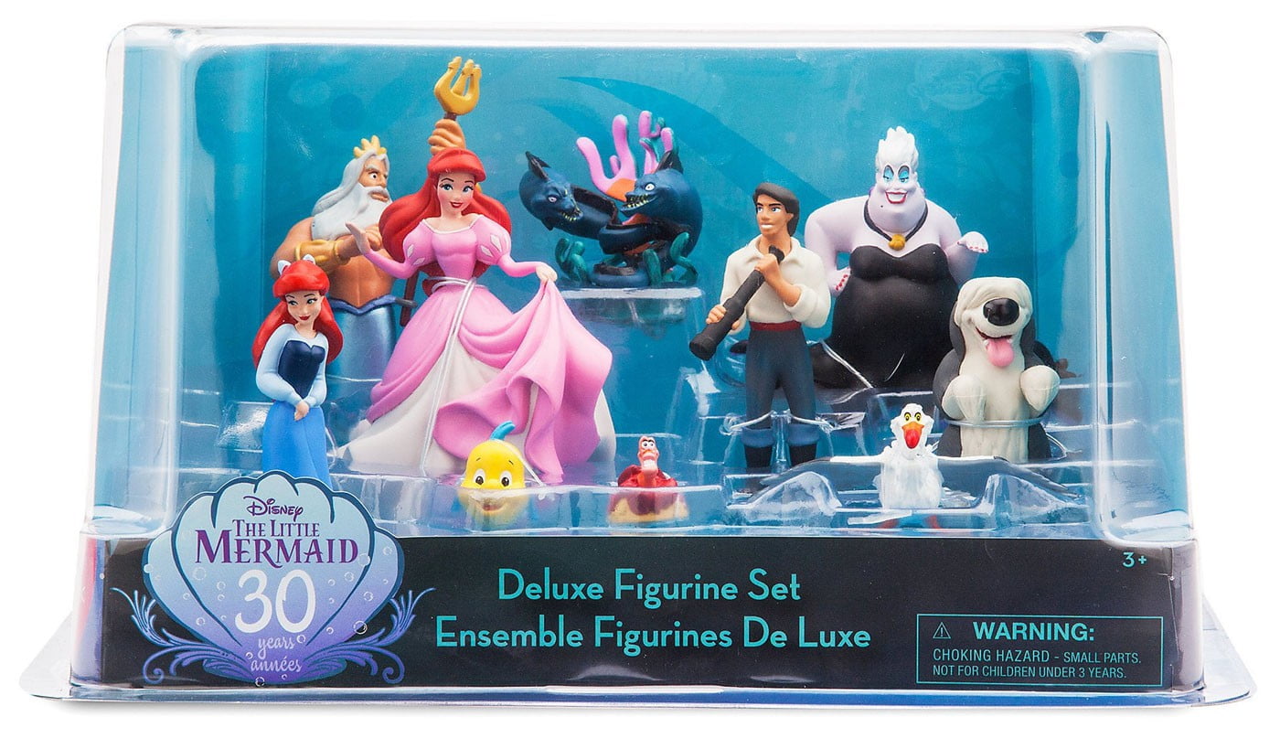 Disney 30th Anniversary The Little Mermaid Deluxe Figure Set, 3+
