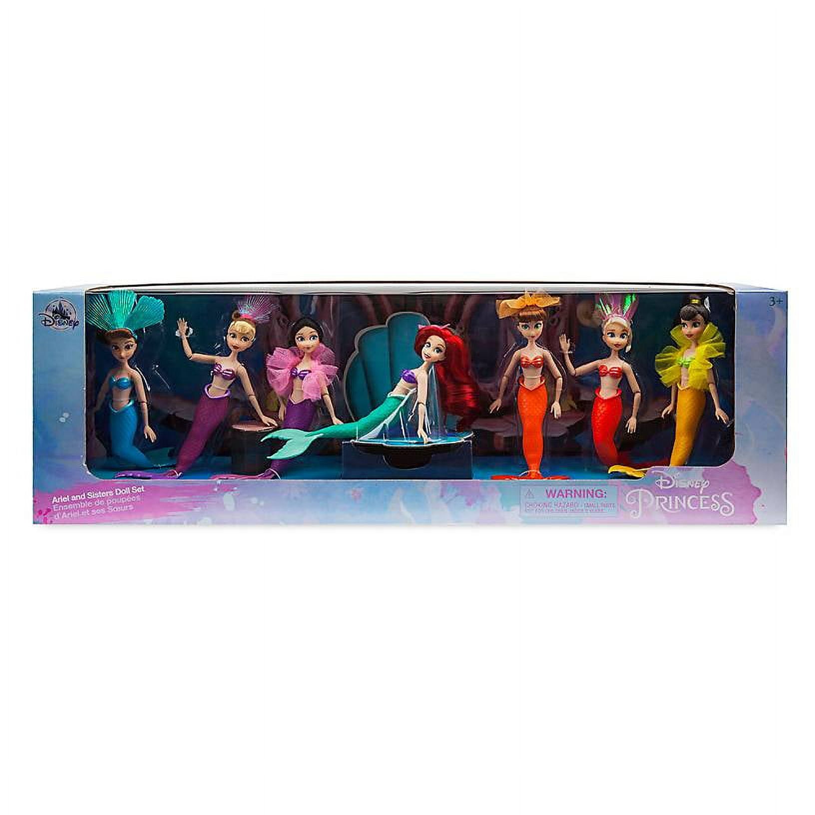 Disney 30th The Little Mermaid Ariel and Sisters Doll Set New with
