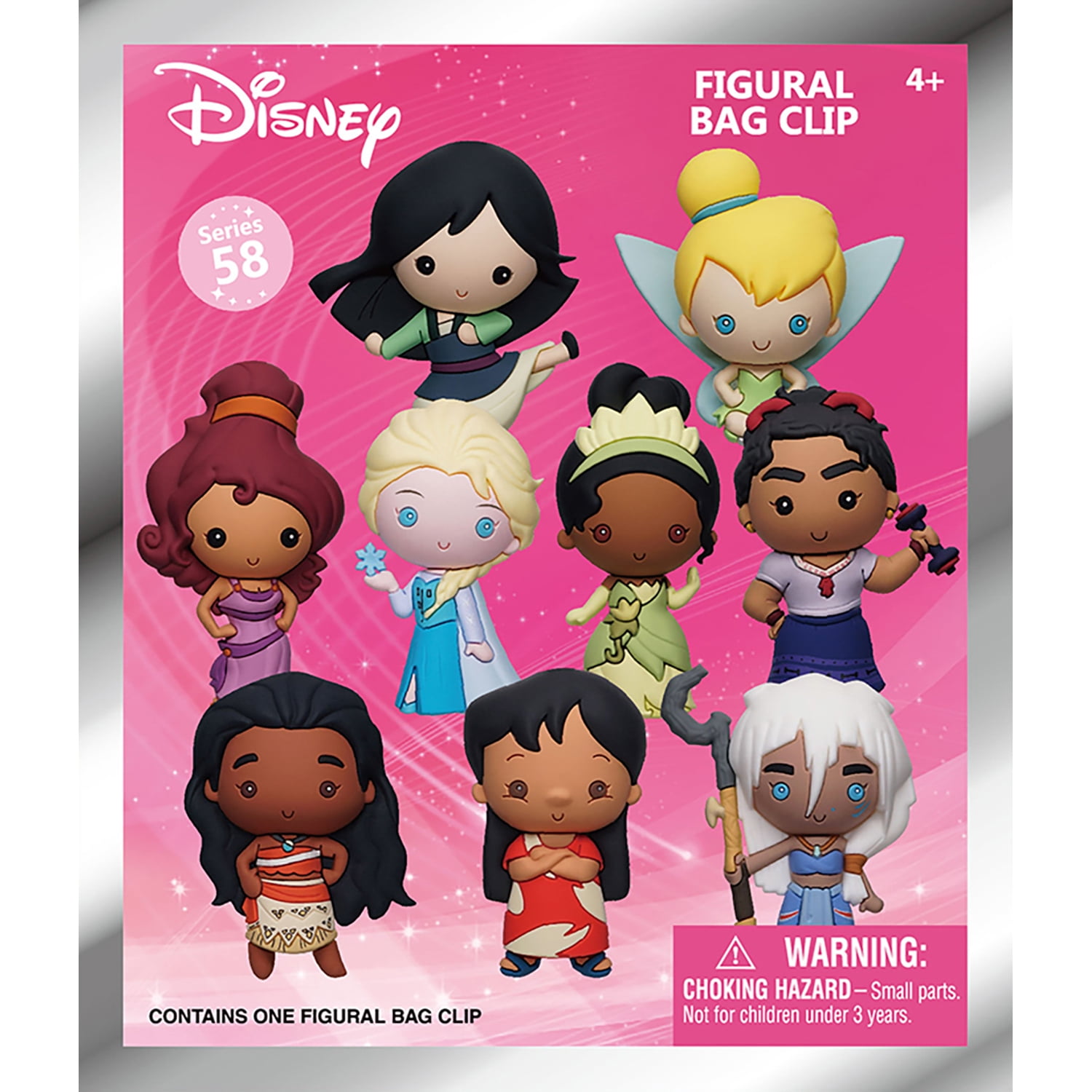 Disney Girl Power 3D Foam Bag Clip Blind Bag - Walmart.com