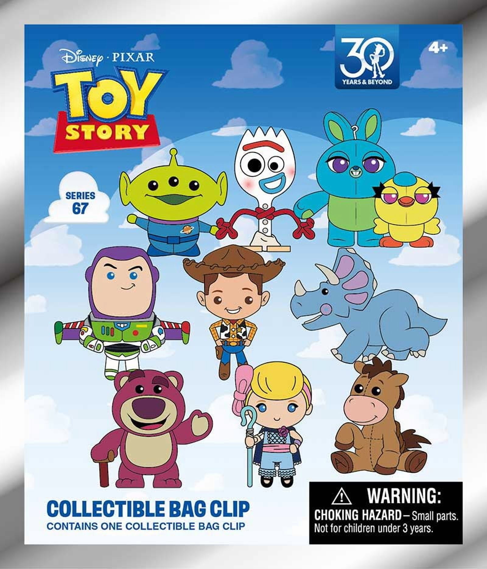 Disney 3D Figural Foam Bag Clip Toy Story 30th Anniversary Mystery