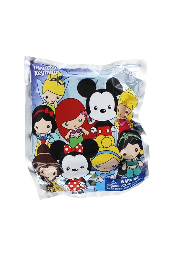 3D Figural Keychain Disney Series 1 Mini Figure Keyring Mystery Pack