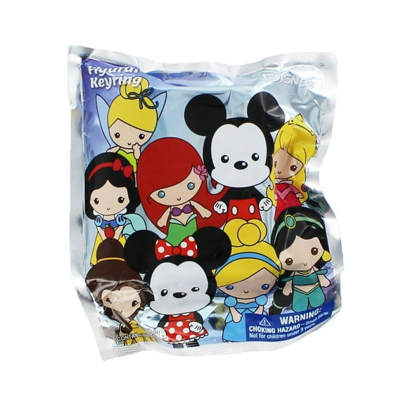 Disney 3D Figural Keychain Disney Series 1 Mini Figure Keyring Mystery Pack