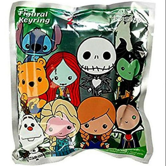 Disney 3D Figural Keychain Disney Series 2 Mini Figure Keyring Mystery Pack