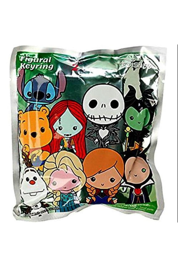 Disney 3D Figural Keychain Disney Series 2 Mini Figure Keyring Mystery Pack