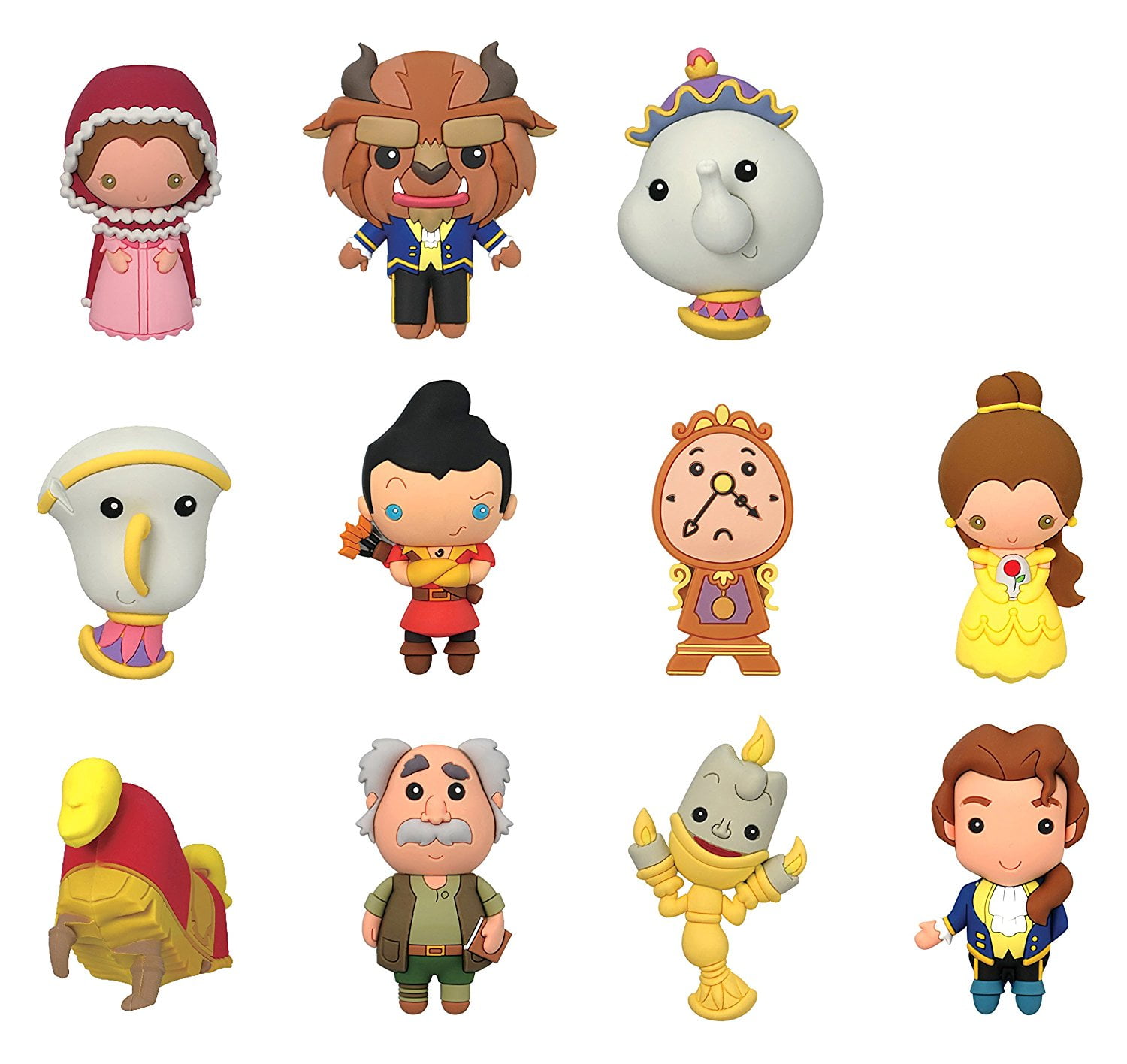 Disney 3D Figural Keyring Beauty & The Beast Mystery Pack