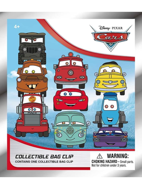 Disney 3D Figural Keyring Pixar's Cars Series 1 Mystery Pack (1 RANDOM Figure)