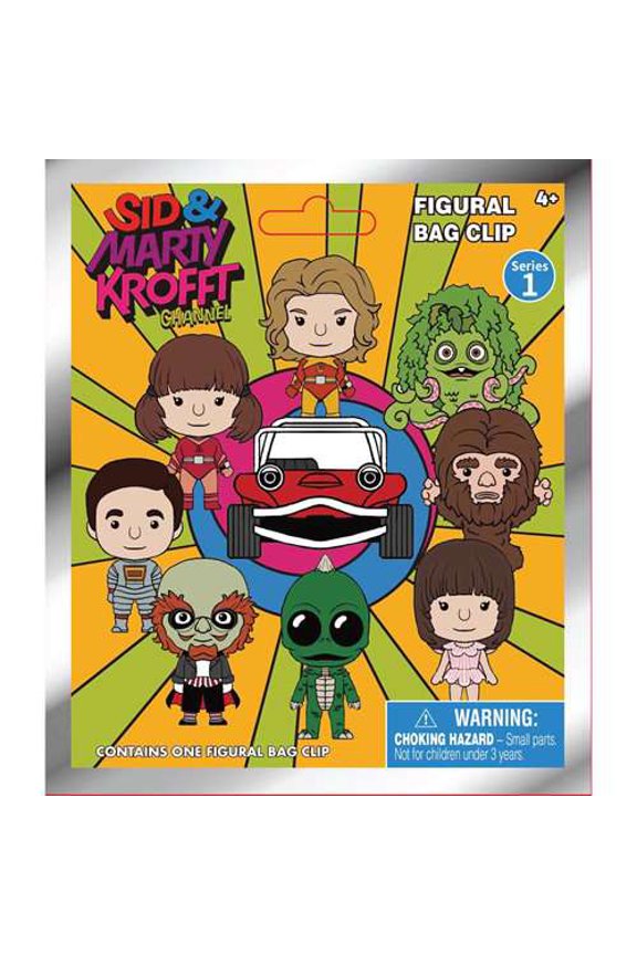 3D Figural Keyring Sid & Marty Krofft Channel Series 1 Mystery Pack [1 RANDOM Figure]