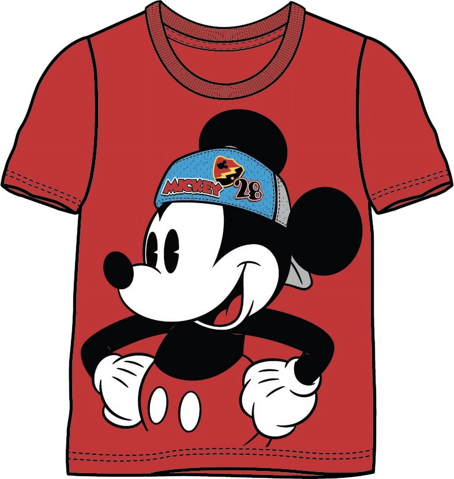 3t Cap Disney 3t Red Mk In Cap - Walmart.com