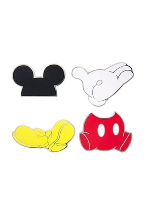 4 Pin Set Mickey Mouse Icons