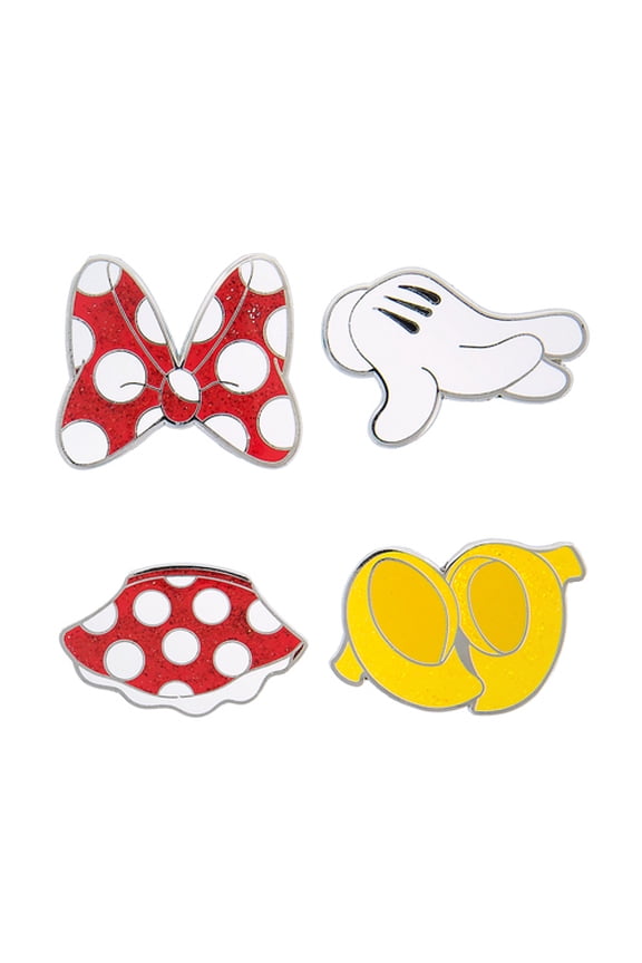 4 Pin Set  Minnie Mouse Icons