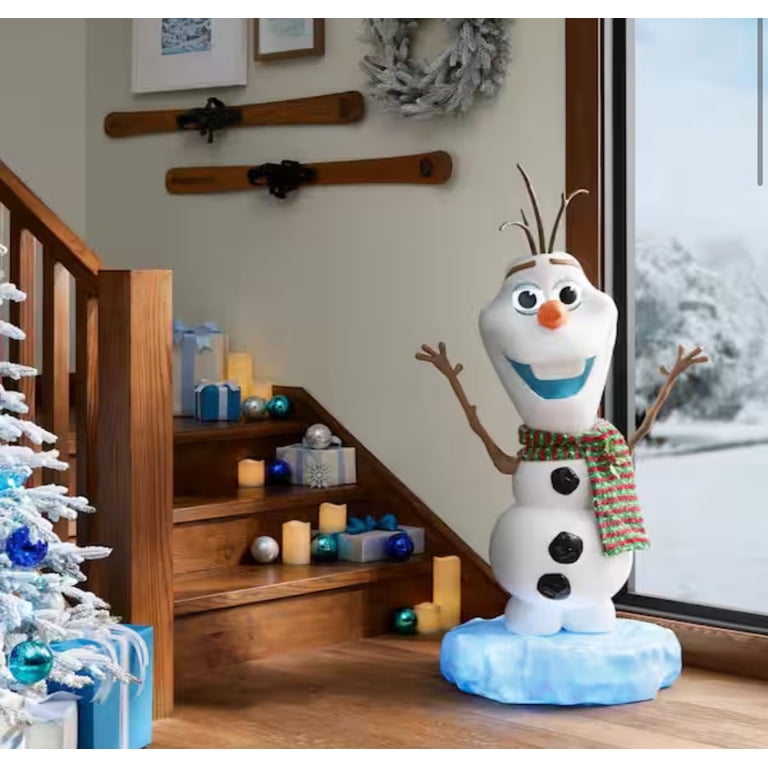 Disney 4 ft. Animated LED Holiday Olaf A7 - Walmart.com