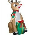 thumbnail image 1 of Disney 4 ft Lighted Rudolph Airblown Christmas Inflatable, 1 of 2