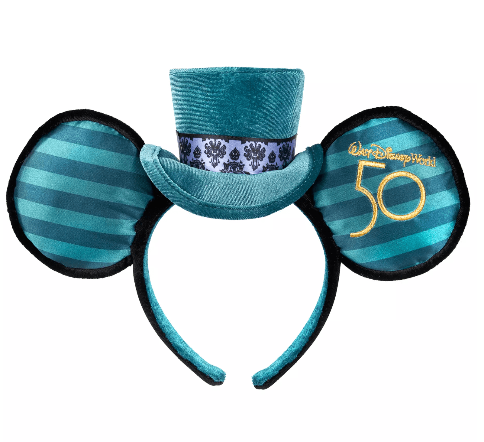 Disney Parks Walt Disney World 50th Anniversary Grand Finale Ears Headba… New 50th Anniversary Sparkle Gem Ear Headband Appears in  main image 4