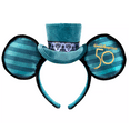 thumbnail image 1 of Disney 50th Mickey Attraction The Haunted Mansion Ear Headband for Adults New, 1 of 3