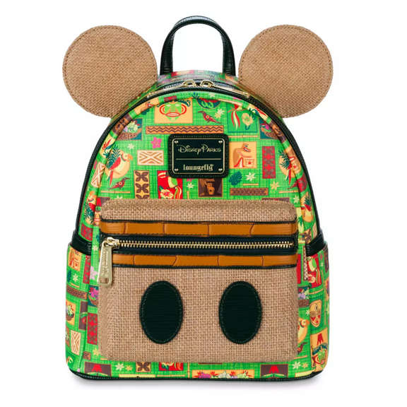 Disney 50th Mickey The Main Attraction 5 of 12 Tiki Room Backpack New with Tag