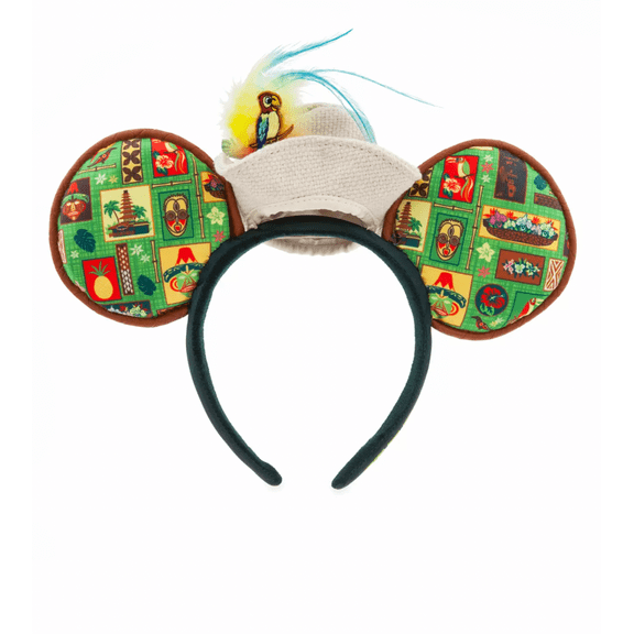 Disney 50th Mickey The Main Attraction Tiki Room Headband Adult New with Tag
