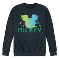 thumbnail image 1 of Disney - 8 Bit Mickey - Men's Crew Neck Fleece Pullover, 1 of 4