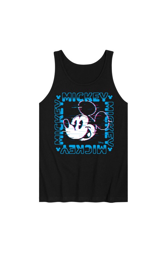 - 8 Bit Mickey Name Square  - Men's Jersey Tank Top