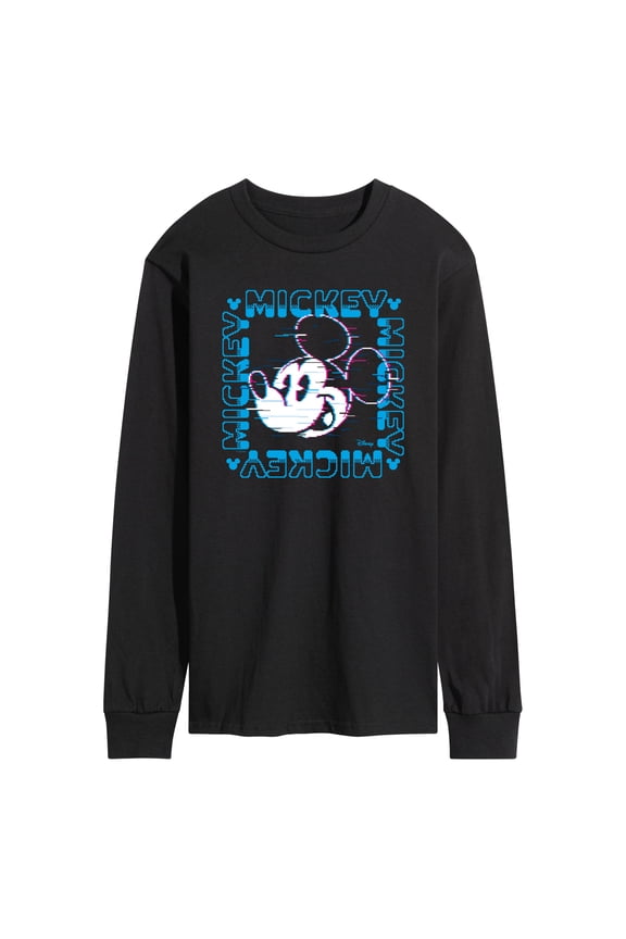 - 8 Bit Mickey Name Square - Men's Long Sleeve T-Shirt