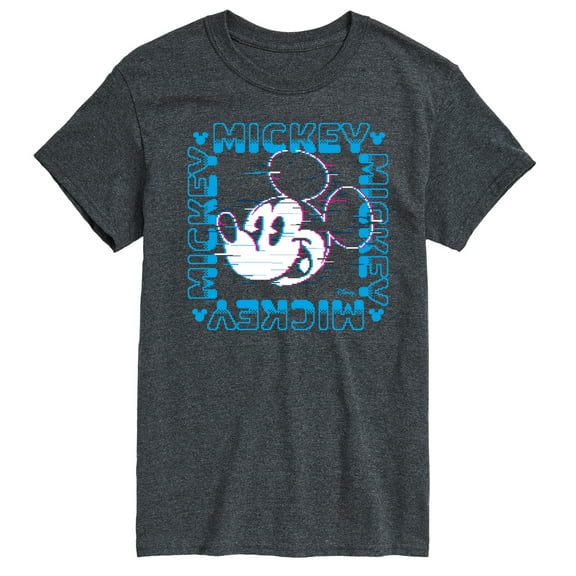 Disney - 8 Bit Mickey Name Square  - Men's Short Sleeve Graphic T-Shirt