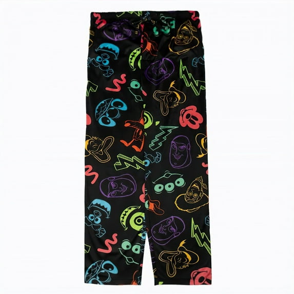 Disney 863660-large-36- Disney 100 Year Celebration Sleep Cotton Pants, Black - Large 36-38