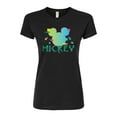 thumbnail image 1 of Disney - 8Bit Mickey  - Juniors Fitted Graphic T-Shirt, 1 of 5