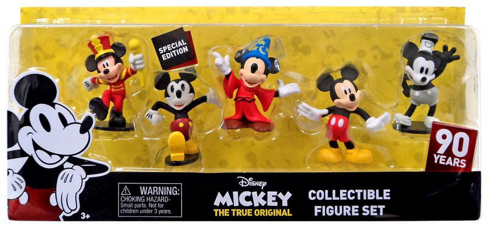 Disney 90 Years of Magic Mickey Mouse Figure 5-Pack - Walmart.com