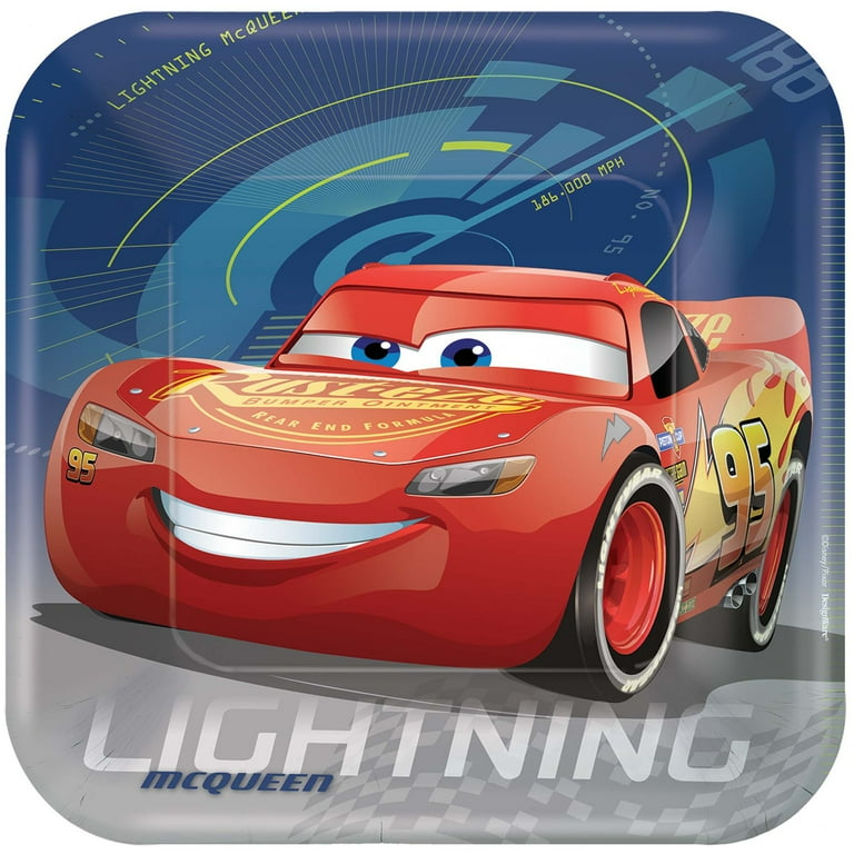 Disney's Cars 3 Birthday Party Supplies: 9