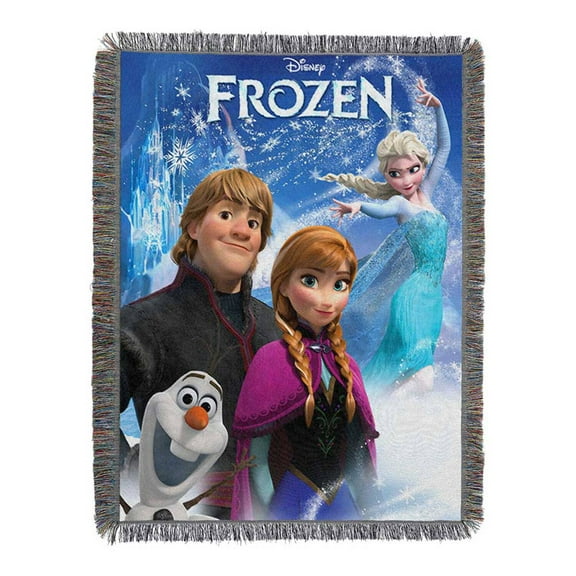 Disney A Frozen Day Woven Tapestry Throw Blanket