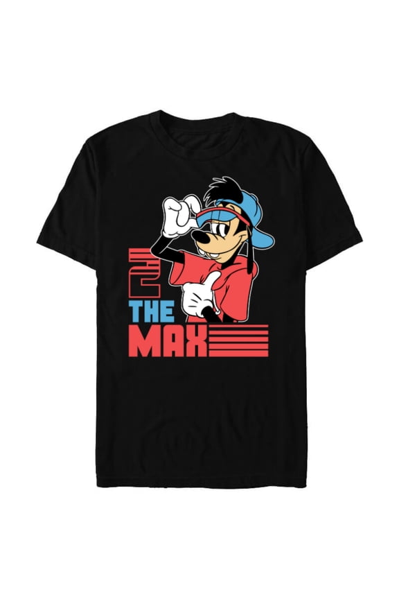 A Goofy Movie 2 the Max 90s - Short Sleeve Blended T-Shirt for Adults - Customized-Black