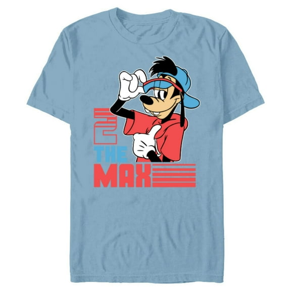 Disney A Goofy Movie 2 the Max 90s - Short Sleeve Blended T-Shirt for Adults - Customized-Ocean Blue