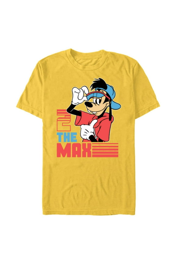 A Goofy Movie 2 the Max 90s - Short Sleeve Blended T-Shirt for Adults - Customized-Yellow