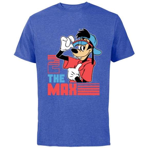 Disney A Goofy Movie 2 the Max 90s - Short Sleeve Cotton T-Shirt for Adults - Customized-Royal Heather