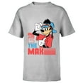 thumbnail image 1 of Disney A Goofy Movie 2 the Max 90s - Short Sleeve T-Shirt for Kids - Customized-Athletic Heather, 1 of 5