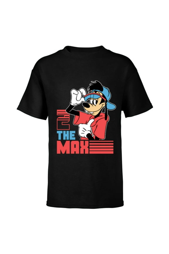 A Goofy Movie 2 the Max 90s - Short Sleeve T-Shirt for Kids - Customized-Black