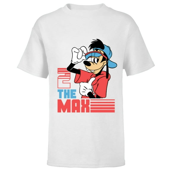 Disney A Goofy Movie 2 the Max 90s - Short Sleeve T-Shirt for Kids - Customized-White