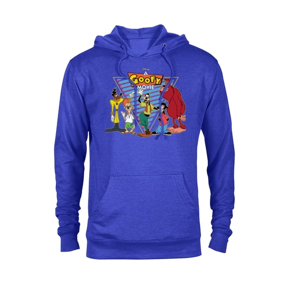 Disney A Goofy Movie Crew 90s - Pullover Hoodie for Adults -Customized-Royal Heather