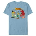 thumbnail image 1 of Disney A Goofy Movie Crew 90s - Short Sleeve Blended T-Shirt for Adults -Customized-Ocean Blue, 1 of 5