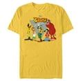 thumbnail image 1 of Disney A Goofy Movie Crew 90s - Short Sleeve Blended T-Shirt for Adults -Customized-Yellow, 1 of 5