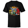 thumbnail image 1 of Disney A Goofy Movie Crew 90s - Short Sleeve T-Shirt for Kids -Customized-Black, 1 of 5
