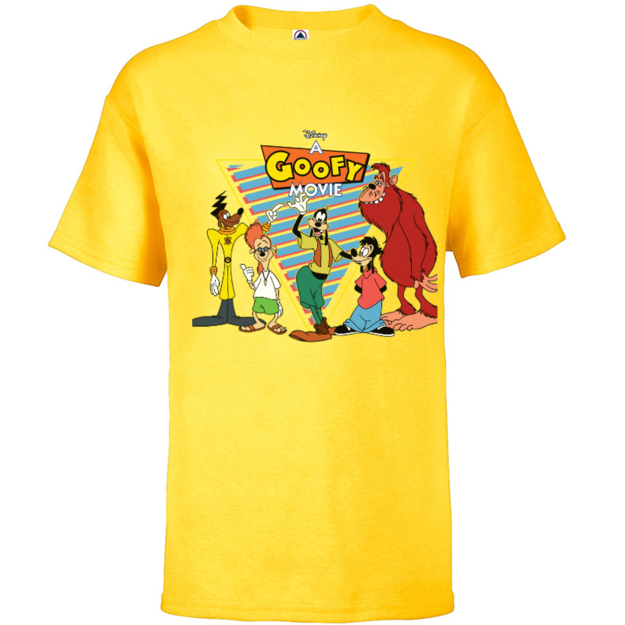 Disney A Goofy Movie Crew 90s - Short Sleeve T-Shirt for Kids  -Customized-Athletic Heather